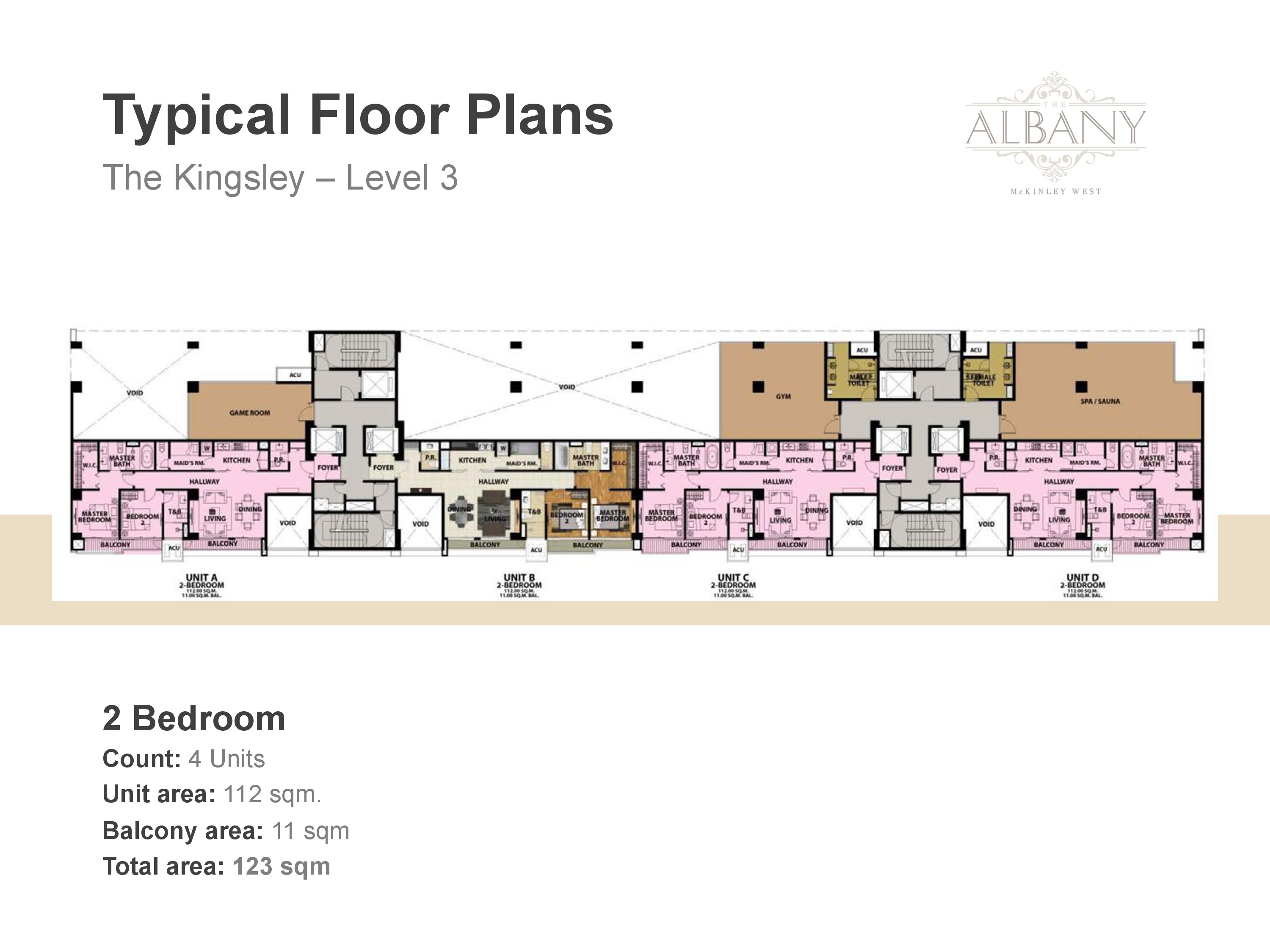 The Albany Condo for sale at McKinley Fort Bonifacio